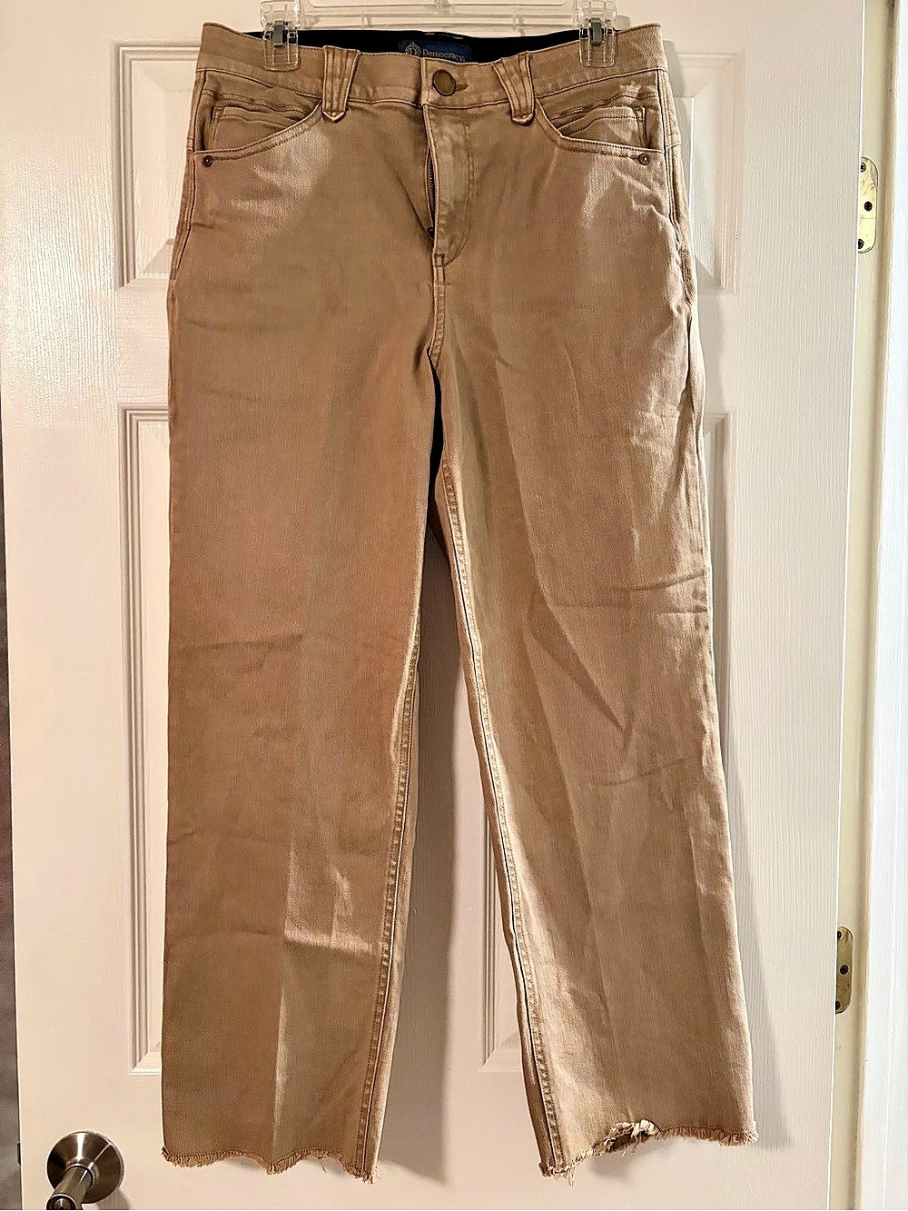 Democracy Absolution Straight Leg Pants in Brown Size 10